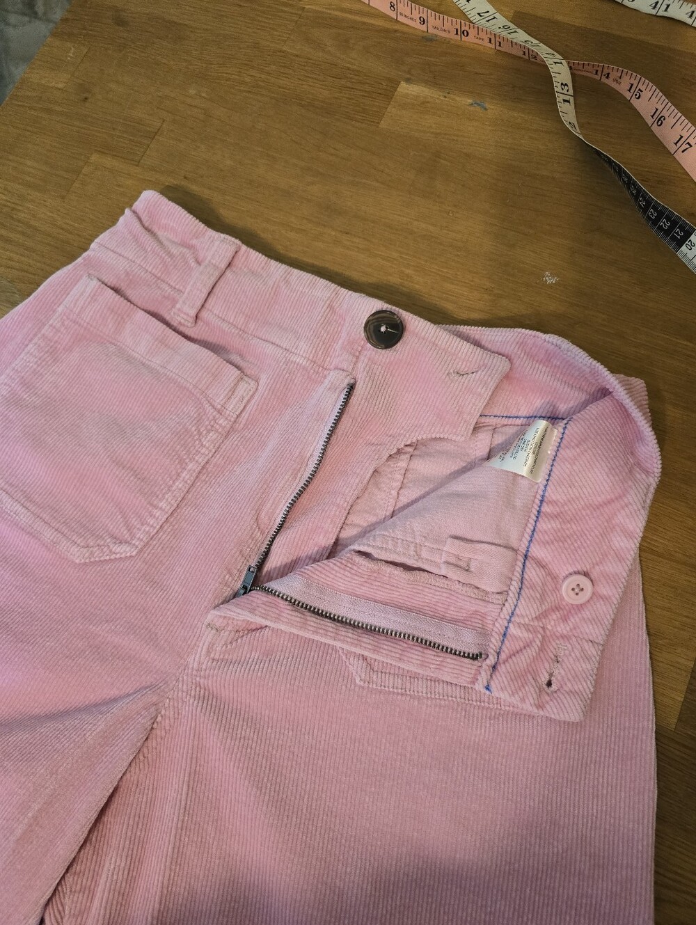 Maeve Colette Corduroy Crop Wide-Leg Pants 28 - Picture 9 of 12